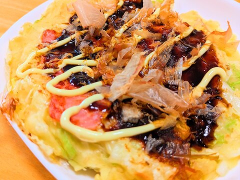 家にあるもので作るお好み焼き